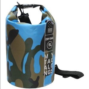 Blue Camouflage Mytagalongs Dry Bag 5L